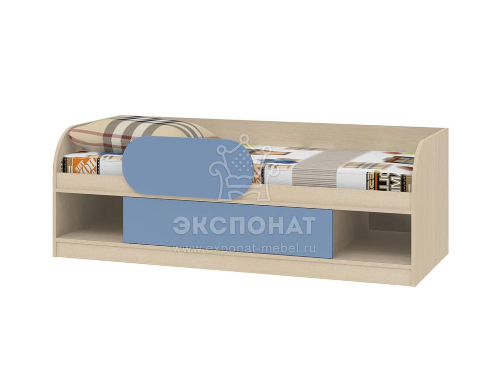 Кровать нижняя Соня 4 с ограждением (разные цвета)